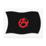Anarchist Movement Flag Postcard