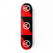 Anarchist With A Symbol2, Colombia flag Custom Skateboard