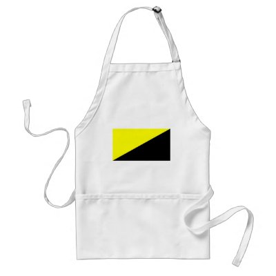 Anarcho-Capitalist Flag Apron by lelandashtray