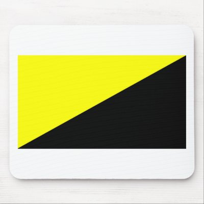 Anarcho-Capitalist Flag Mouse Mats by lelandashtray