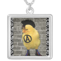 Anarcho-Chick Personalisierte Halskette