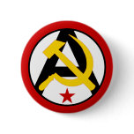 Anarcho-communist logo pinback buttons