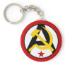Anarcho-communist logo keychains