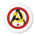 Anarcho-communist logo magnets