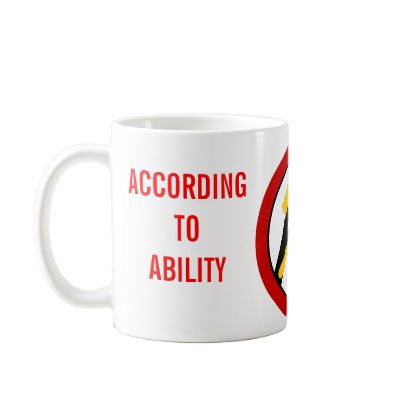 Anarcho-communist logo coffee mug by PhilSlattery
