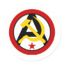 Anarcho-communist logo sticker