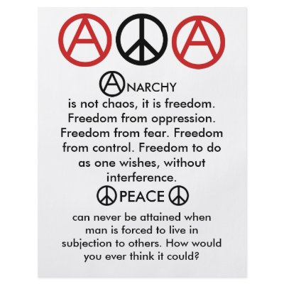 Anarcho-Peace Flyer by agoristmike