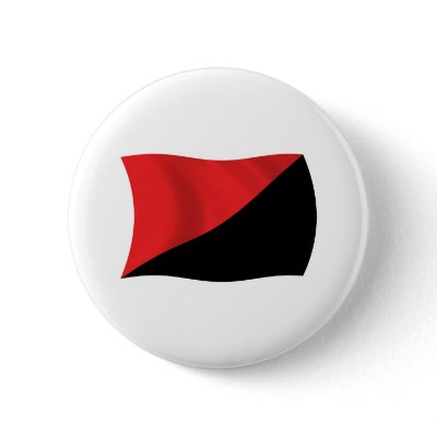 Anarcho-Syndicalism Flag Button by LivingFlags2