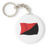 Anarcho-Syndicalism Flag Keychain
