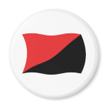 Anarcho-Syndicalism Flag Magnet