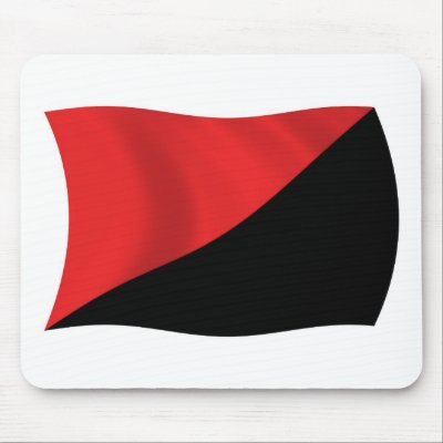 Anarcho-Syndicalism Flag Mousepad by LivingFlags2