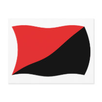 Anarcho-Syndicalism Flag Postcard