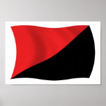 Anarcho-Syndicalism Flag Poster Print