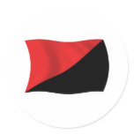 Anarcho-Syndicalism Flag Sticker