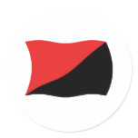 Anarcho-Syndicalism Flag Sticker