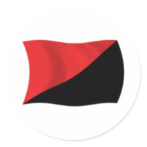 Anarcho-Syndicalism Flag Sticker