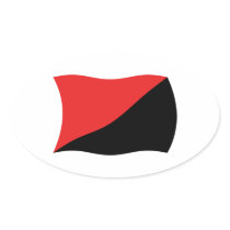 Anarcho-Syndicalism Flag Sticker