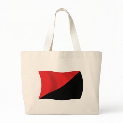 Anarcho-Syndicalism Flag Tote Bag by LivingFlags2