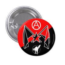 anarcho-syndicalisme pin's avec agrafe