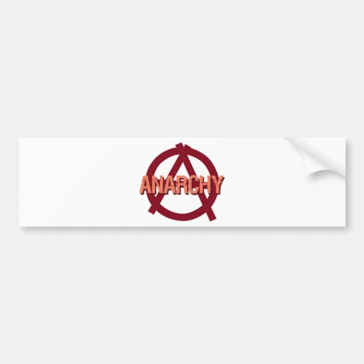 Anarchy Bumper Sticker