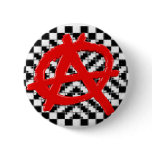 Anarchy chequered(red) Button