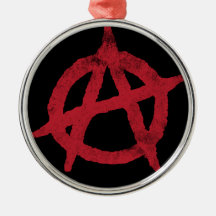 Anarchy Circle A Christmas Tree Ornaments