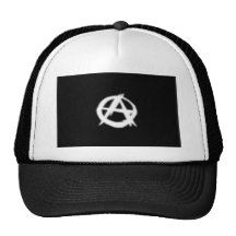 Anarchy design mesh hat