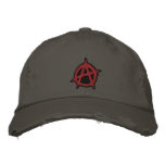 Anarchy embroidered hats