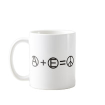 Anarchy + Equality = Peace Mugs