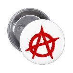 Anarchy in Red Pinback Button