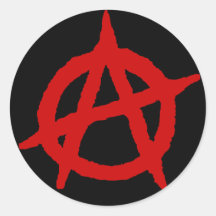 Anarchy in Red Sticker