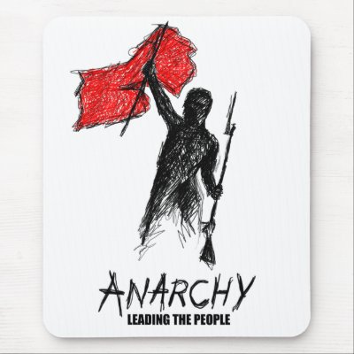 Anarchy Leading the People Mousepad by boldhumor