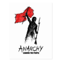 Anarchy Leading the People Postcard