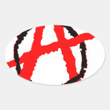 Anarchy Logo Stickers