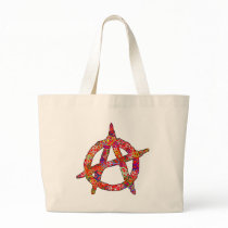 Anarchy Peace Plain Canvas Bag