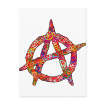 Anarchy Peace Plain Postcard
