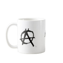 Anarchy punk coffee mugs