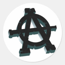 Anarchy Sign Stickers