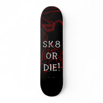 Anarchy Sk8 or Die Infra Red Skateboard Deck
