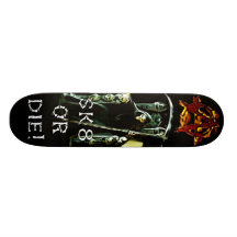 Anarchy Sk8 or Die Skateboard Deck