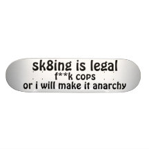 anarchy skateboard deck