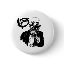 Anarchy Skull Buttons