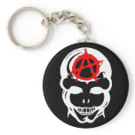 Anarchy Skull Keychain