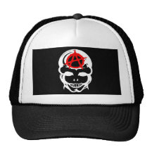Anarchy Skull Mesh Hat