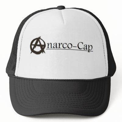 Anarco-capitalism... cap mesh hat by Poker467