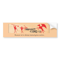 Anasazi Comics Sticker Bumper Sticker