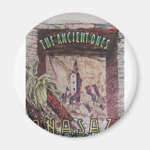 Anasazi Indian Dwelling Caves Magnet