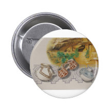 Anasazi Pottery Pinback Button