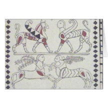 anatolian fresco greeting cards