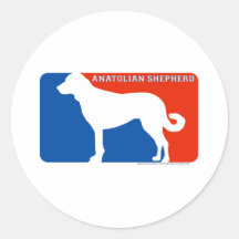 Anatolian Shepherd Major League Dog Sticker